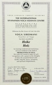Yogalehrer Sivananda